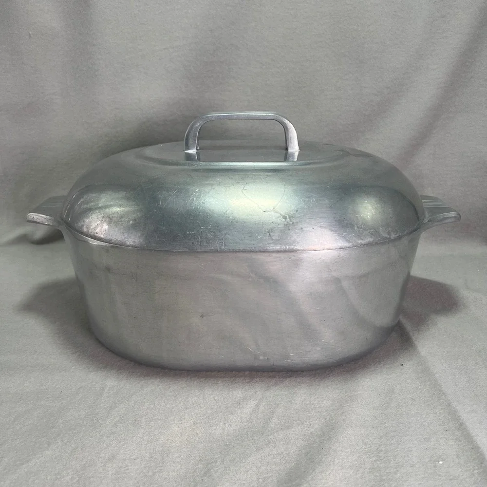 Wagner Ware Magnalite 4265P Dutch Oven Roaster & Lid Oval 8QT No Trivet Vintage